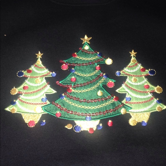 size XL, bust up to 44” inches, Christmas trees sweatshirt, new 🎄 condition - Picture 2 of 4